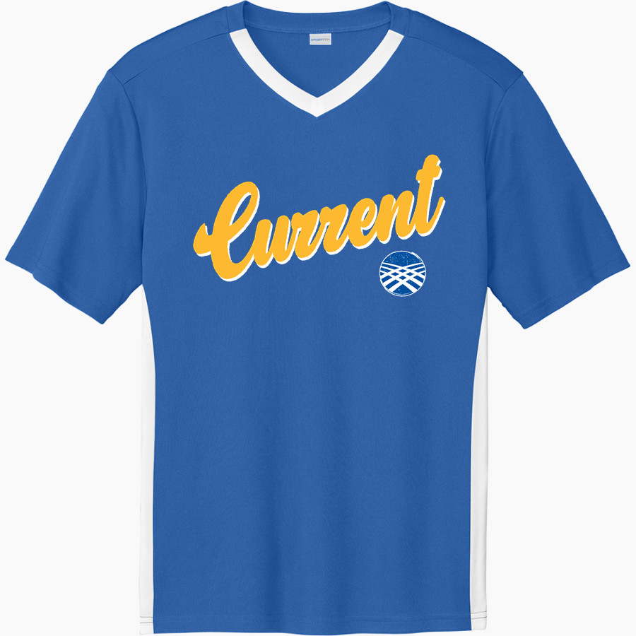 Crossroads Current <span class="pdp-name-mascot">Crossroads Current</span> Sport-Tek Men's Competitor United Short-Sleeve V-Neck