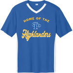 GATLINBURG-PITTMAN HIGH SCHOOL HIGHLANDERS <span class="pdp-name-mascot">GATLINBURG - PITTMAN HIGHLANDERS</span> Sport-Tek Men's Competitor United Short-Sleeve V-Neck Front Thumbnail