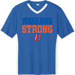 Bloomfield Warhawks <span class="pdp-name-mascot">Bloomfield Warhawks</span> Sport-Tek Men's Competitor United Short-Sleeve V-Neck Front Thumbnail