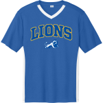 New Kent Lions <span class="pdp-name-mascot">New Kent Lions</span> Sport-Tek Men's Competitor United Short-Sleeve V-Neck Front Thumbnail