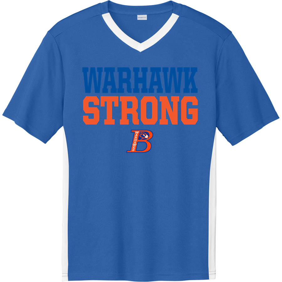 Bloomfield Warhawks <span class="pdp-name-mascot">Bloomfield Warhawks</span> Sport-Tek Men's Competitor United Short-Sleeve V-Neck