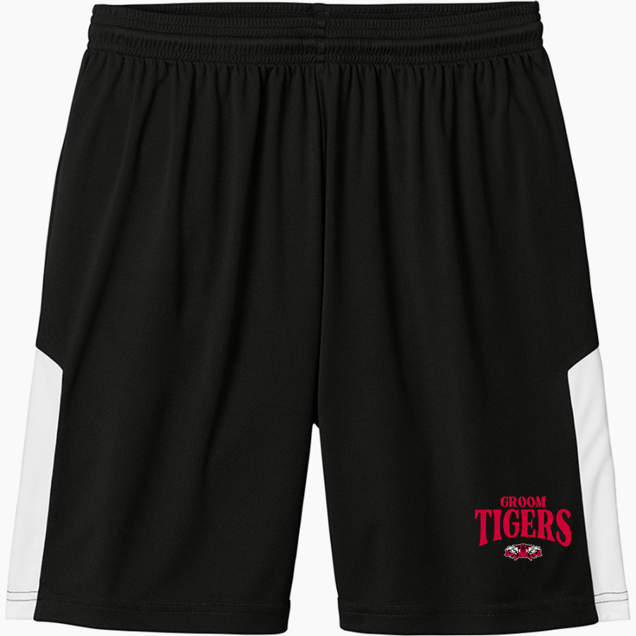 GROOM HIGH SCHOOL TIGERS Sport-Tek Men's Competitor United 7" Short
