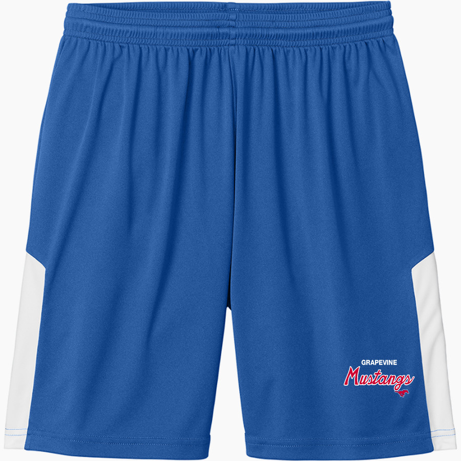 GRAPEVINE HIGH SCHOOL MUSTANGS Sport-Tek Men's Competitor United 7" Short