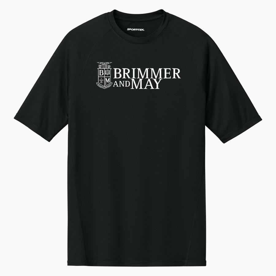Brimmer and May Gators <span class="pdp-name-mascot">Brimmer & May School Gators</span> Sport-Tek Men's PosiCharge Compression 1/2-Sleeve Tee