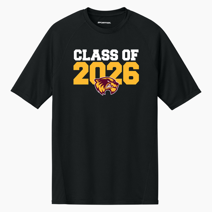 Au Gres-Sims HIGH SCHOOL WOLVERINES <span class="pdp-name-mascot">AU GRES - SIMS WOLVERINES</span> Sport-Tek Men's PosiCharge Compression 1/2-Sleeve Tee