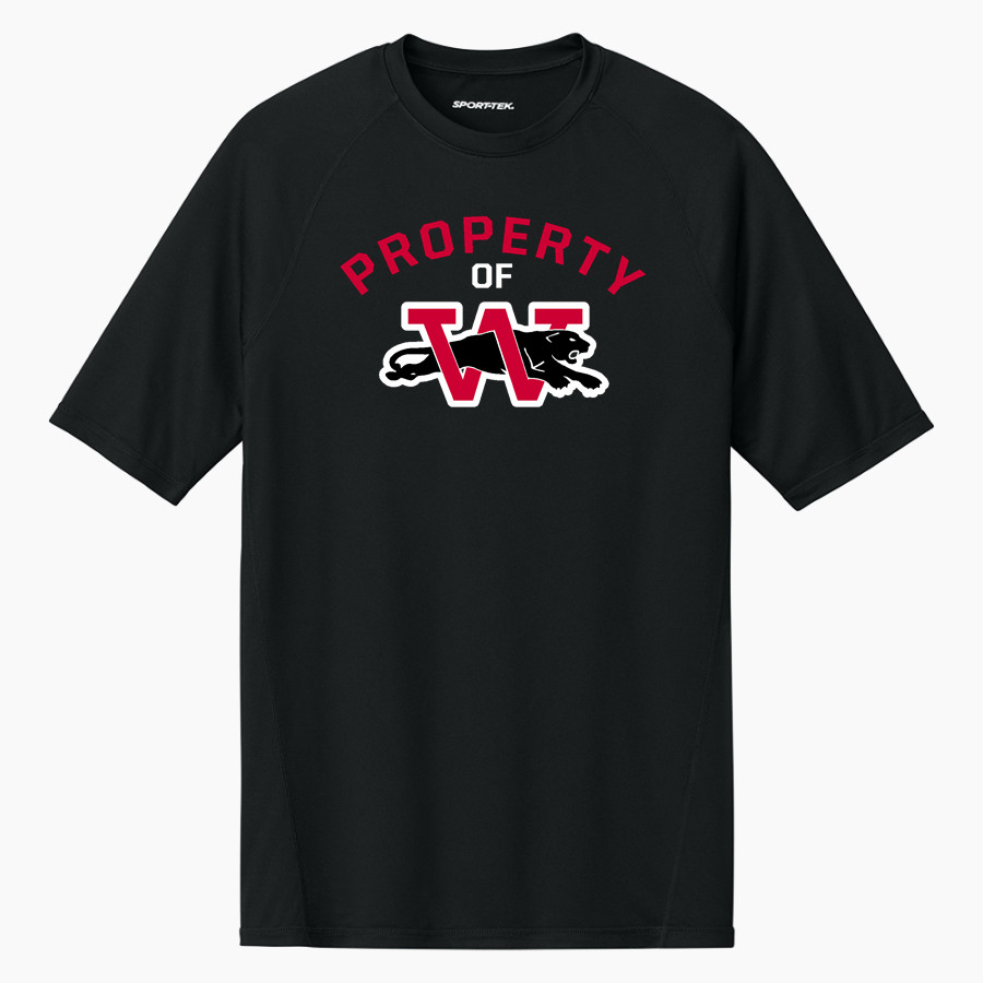 WILMOT UNION HIGH SCHOOL PANTHERS <span class="pdp-name-mascot">WILMOT PANTHERS</span> Sport-Tek Men's PosiCharge Compression 1/2-Sleeve Tee