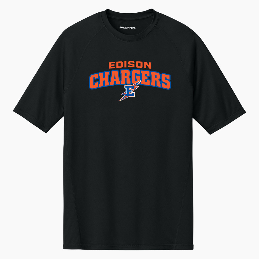 EDISON HIGH SCHOOL CHARGERS <span class="pdp-name-mascot">EDISON CHARGERS</span> Sport-Tek Men's PosiCharge Compression 1/2-Sleeve Tee