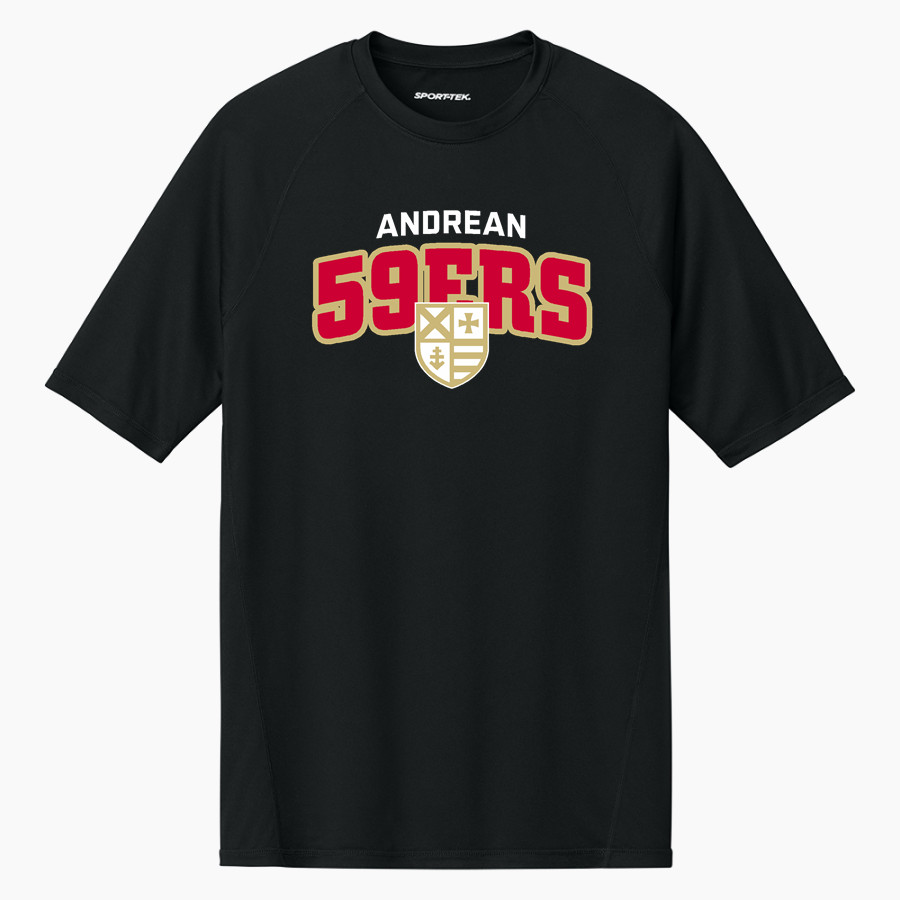 Andrean 59ers <span class="pdp-name-mascot">Andrean 59ers</span> Sport-Tek Men's PosiCharge Compression 1/2-Sleeve Tee