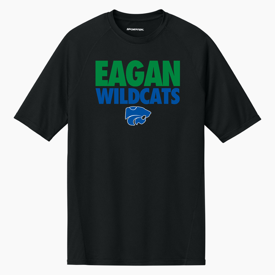 EAGAN HIGH SCHOOL WILDCATS <span class="pdp-name-mascot">EAGAN WILDCATS</span> Sport-Tek Men's PosiCharge Compression 1/2-Sleeve Tee