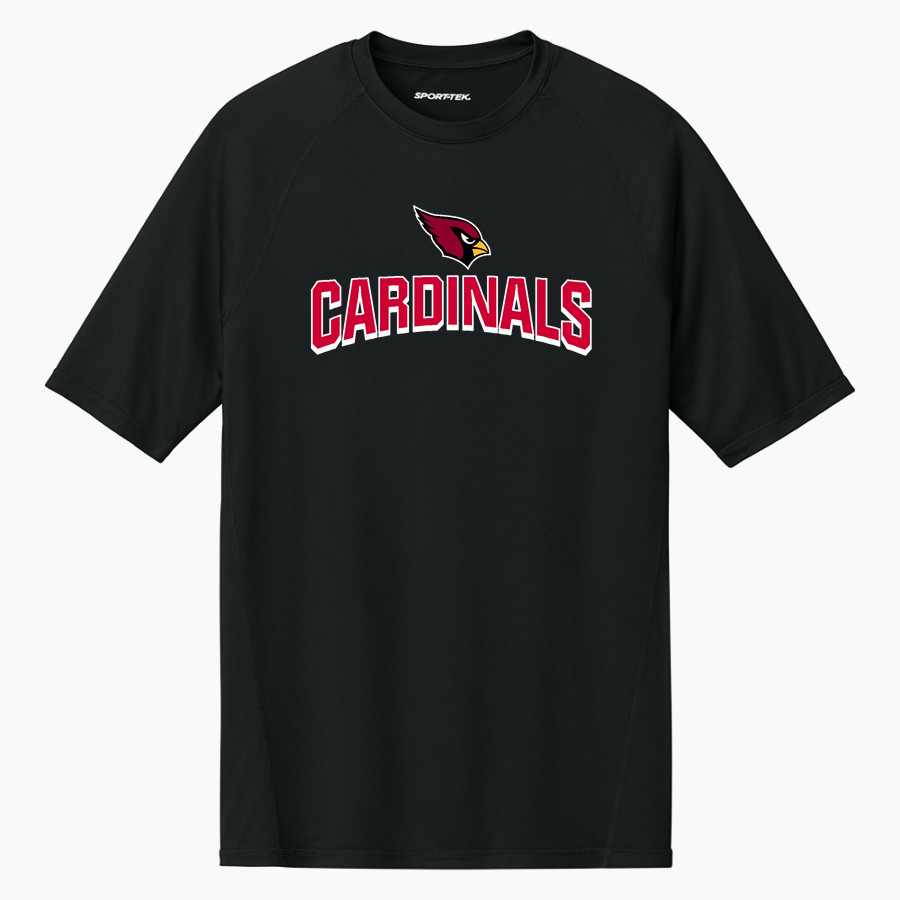 JOHANNESBURG-LEWISTON HIGH SCH CARDINALS <span class="pdp-name-mascot">JOHANNESBURG - LEWISTON CARDINALS</span> Sport-Tek Men's PosiCharge Compression 1/2-Sleeve Tee