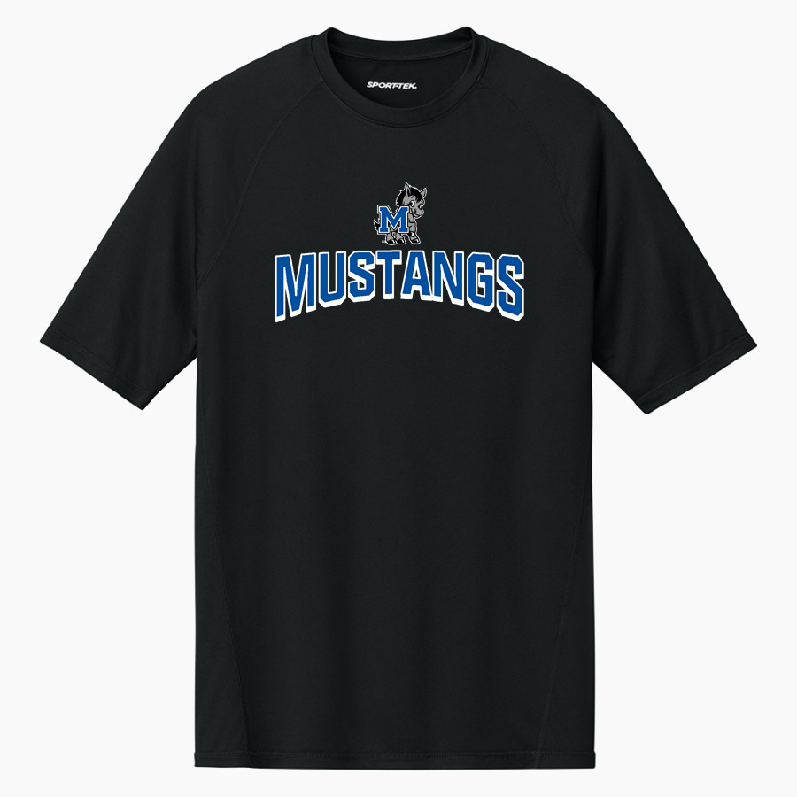 MacArthur Elementary Mustangs <span class="pdp-name-mascot">McArthur Elementary</span> Sport-Tek Men's PosiCharge Compression 1/2-Sleeve Tee