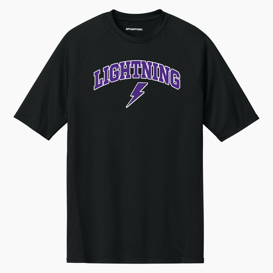 LIBERTY HIGH SCHOOL LIGHTNING <span class="pdp-name-mascot">LIBERTY LIGHTNING</span> Sport-Tek Men's PosiCharge Compression 1/2-Sleeve Tee