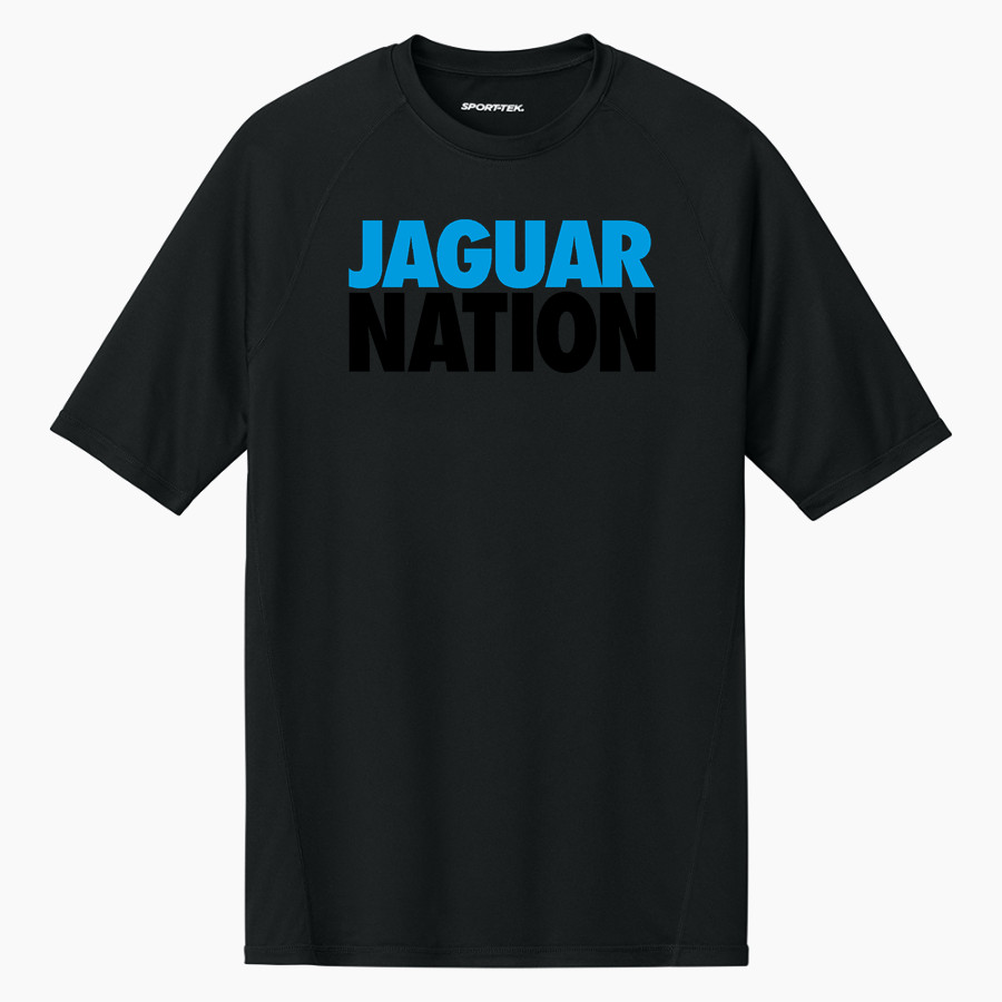 Frankel Jewish Academy Jaguars official sideline store <span class="pdp-name-mascot">Frankel Jewish Academy Jaguars</span> Sport-Tek Men's PosiCharge Compression 1/2-Sleeve Tee