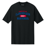 Clarkson-Leigh Patriots <span class="pdp-name-mascot">Clarkson-Leigh Patriots</span> Sport-Tek Men's PosiCharge Compression 1/2-Sleeve Tee Front Thumbnail