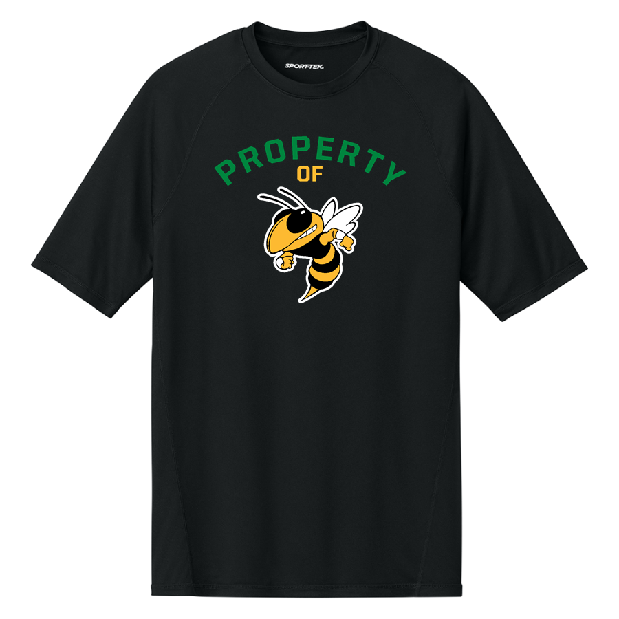 WINDSOR HIGH SCHOOL YELLOW JACKETS <span class="pdp-name-mascot">WINDSOR YELLOW JACKETS</span> Sport-Tek Men's PosiCharge Compression 1/2-Sleeve Tee