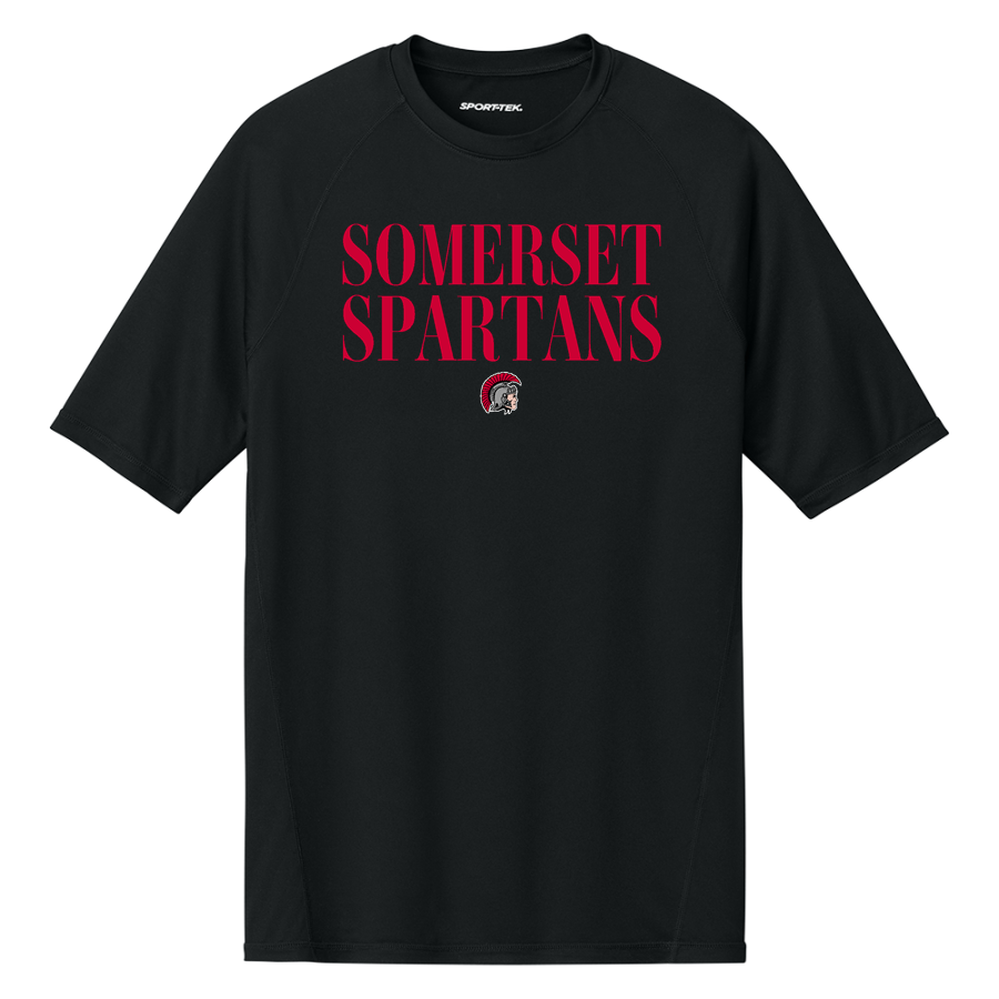 SOMERSET HIGH SCHOOL SPARTANS <span class="pdp-name-mascot">SOMERSET SPARTANS</span> Sport-Tek Men's PosiCharge Compression 1/2-Sleeve Tee