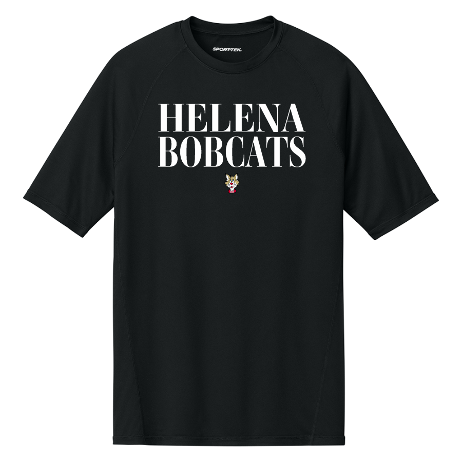 Helena Bobcats <span class="pdp-name-mascot">Helena Bobcats</span> Sport-Tek Men's PosiCharge Compression 1/2-Sleeve Tee