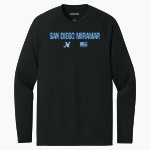 San Diego Miramar Jets <span class="pdp-name-mascot">San Diego Miramar College Jets</span> Sport-Tek Men's PosiCharge Compression Long Sleeve Tee Front Thumbnail