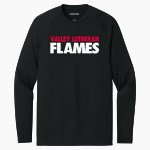 Valley Lutheran Flames <span class="pdp-name-mascot">Valley Lutheran High School Flames</span> Sport-Tek Men's PosiCharge Compression Long Sleeve Tee Front Thumbnail