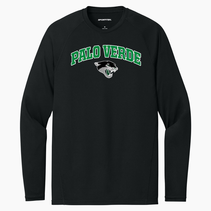 PALO VERDE HIGH SCHOOL PANTHERS <span class="pdp-name-mascot">PALO VERDE PANTHERS</span> Sport-Tek Men's PosiCharge Compression Long Sleeve Tee