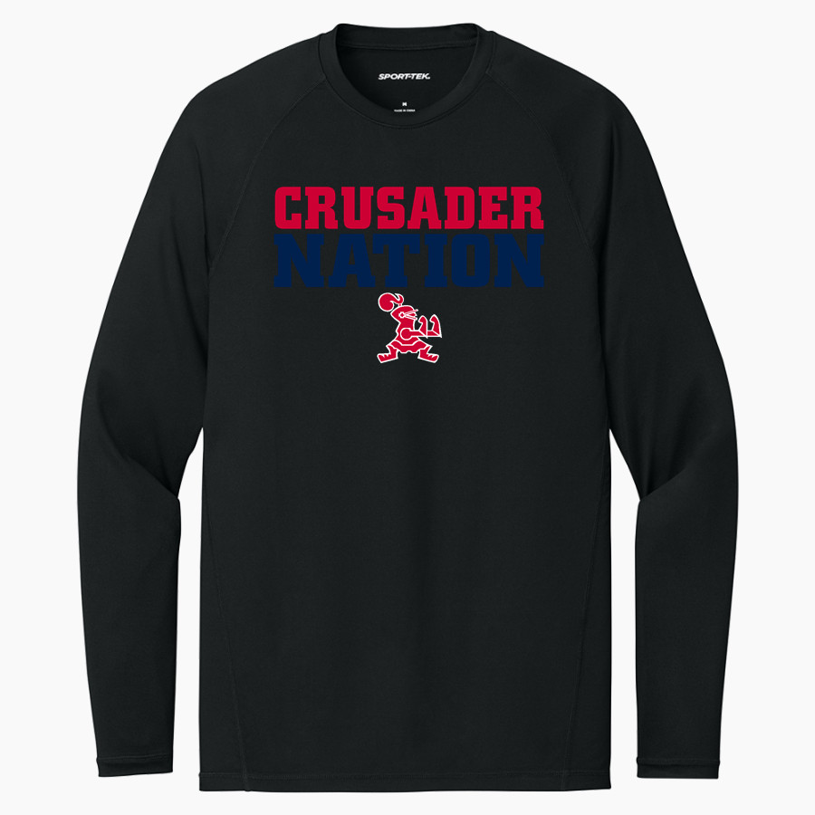 Saint Louis Crusaders <span class="pdp-name-mascot">Saint Louis Crusaders</span> Sport-Tek Men's PosiCharge Compression Long Sleeve Tee
