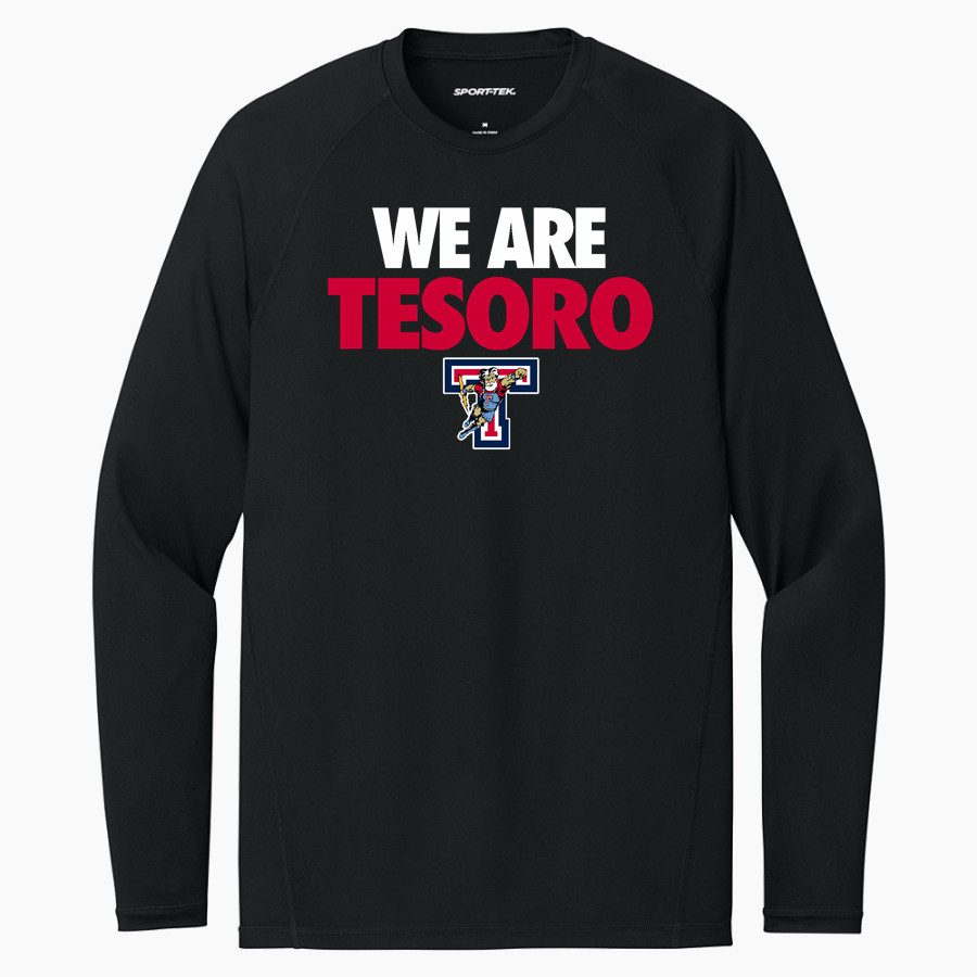 Tesoro Titans <span class="pdp-name-mascot">Tesoro Titans</span> Sport-Tek Men's PosiCharge Compression Long Sleeve Tee