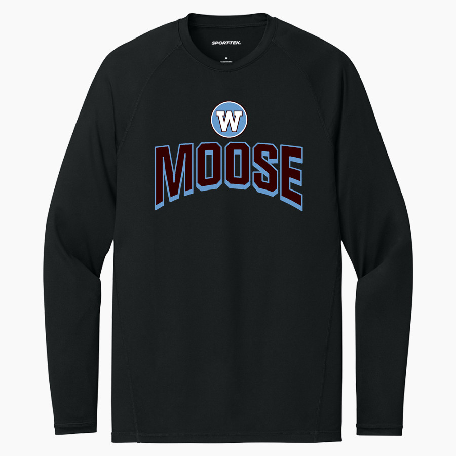 Westtown School official sideline store <span class="pdp-name-mascot">Westtown Pioneers</span> Sport-Tek Men's PosiCharge Compression Long Sleeve Tee