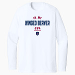 Avon Old Farms Winged Beavers <span class="pdp-name-mascot">Avon Old Farms School Winged Beavers</span> Sport-Tek Men's PosiCharge Compression Long Sleeve Tee Front Thumbnail