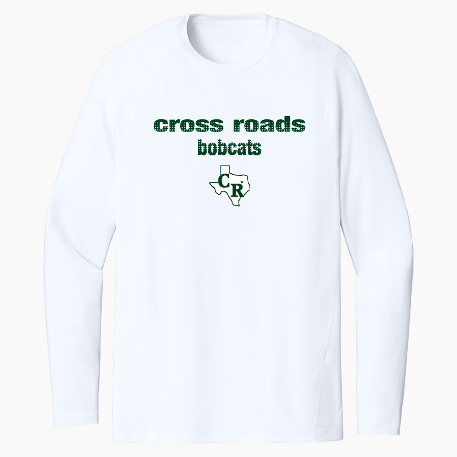 CROSS ROADS HIGH SCHOOL BOBCATS <span class="pdp-name-mascot">CROSS ROADS BOBCATS</span> Sport-Tek Men's PosiCharge Compression Long Sleeve Tee