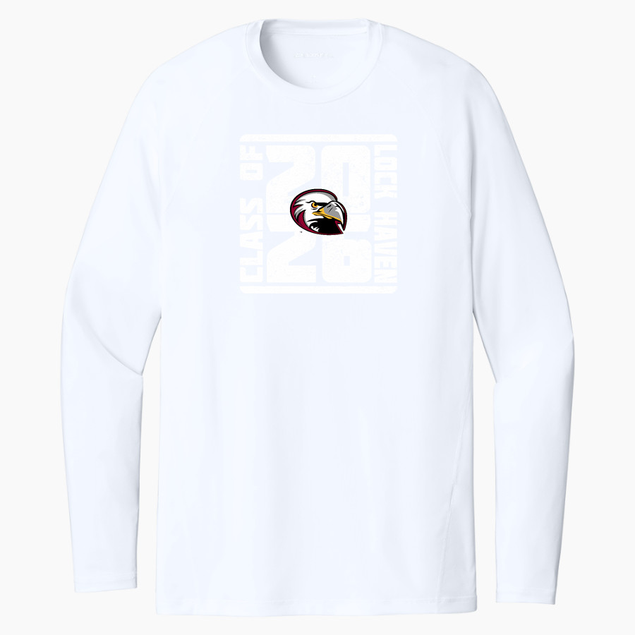 Lock Haven Bald Eagles <span class="pdp-name-mascot">Lock Haven University Bald Eagles</span> Sport-Tek Men's PosiCharge Compression Long Sleeve Tee
