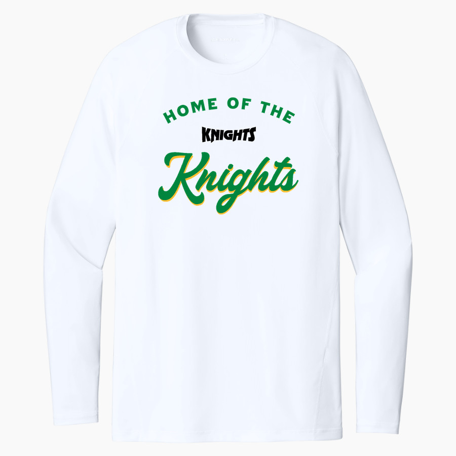 Community College of Rhode Island Knights <span class="pdp-name-mascot">COMMUNITY COLLEGE OF RHODE ISLAND Knights</span> Sport-Tek Men's PosiCharge Compression Long Sleeve Tee