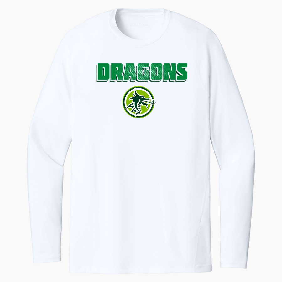 AZ Compass DRAGONS <span class="pdp-name-mascot">Compass Prep DRAGONS</span> Sport-Tek Men's PosiCharge Compression Long Sleeve Tee