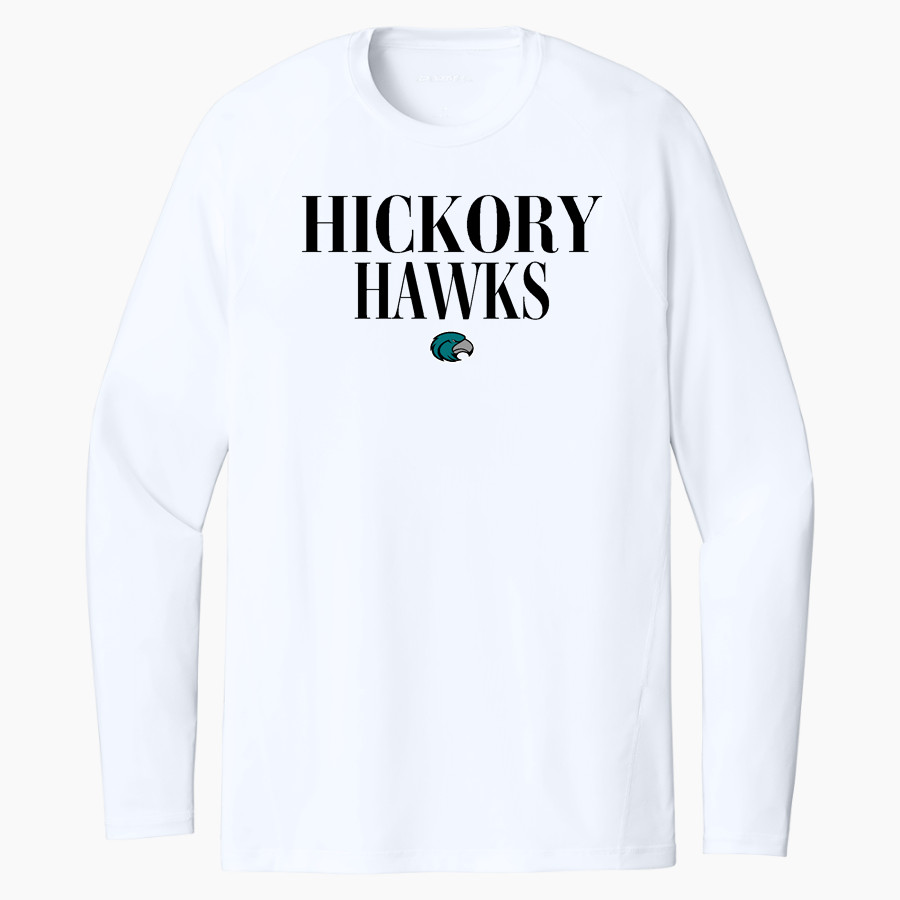 HICKORY HIGH SCHOOL HAWKS <span class="pdp-name-mascot">HICKORY HAWKS</span> Sport-Tek Men's PosiCharge Compression Long Sleeve Tee