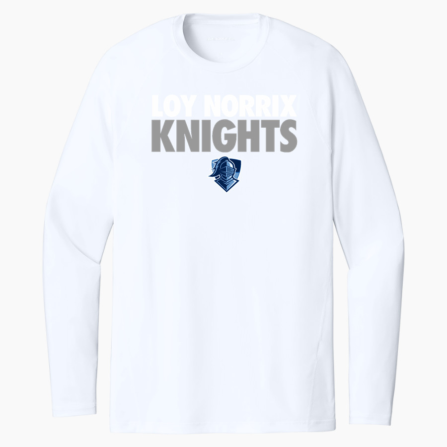 LOY NORRIX HIGH SCHOOL KNIGHTS <span class="pdp-name-mascot">LOY NORRIX KNIGHTS</span> Sport-Tek Men's PosiCharge Compression Long Sleeve Tee