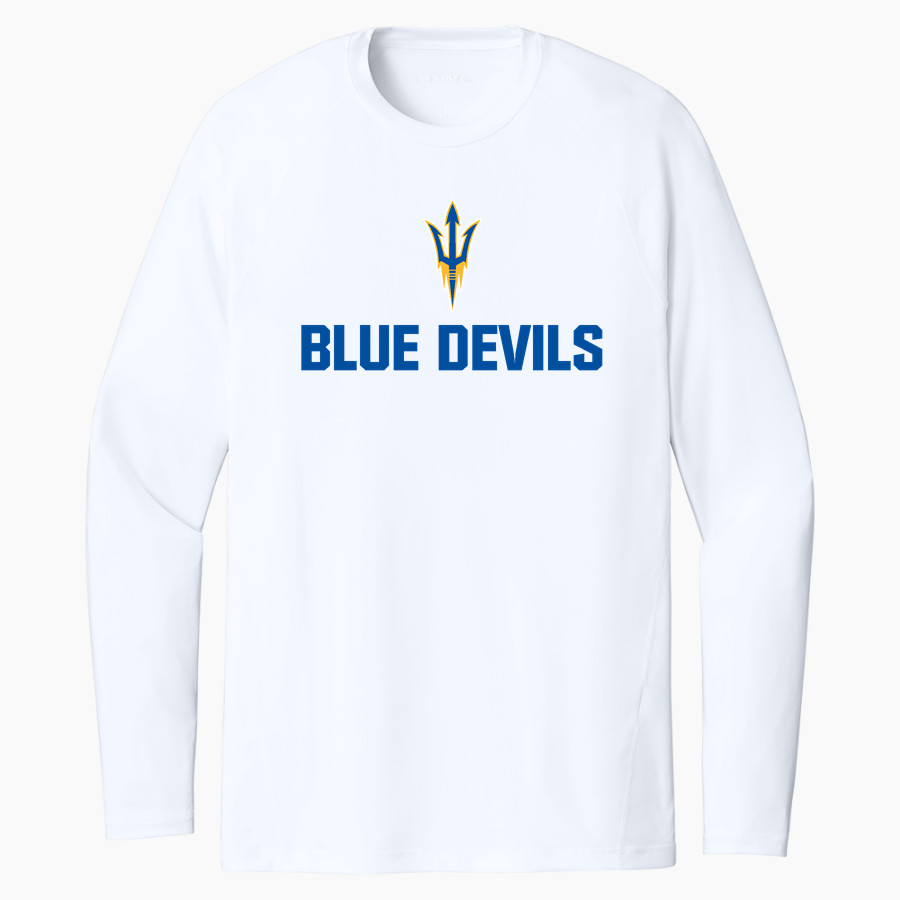 VILLA GROVE HIGH SCHOOL BLUE DEVILS <span class="pdp-name-mascot">VILLA GROVE BLUE DEVILS</span> Sport-Tek Men's PosiCharge Compression Long Sleeve Tee