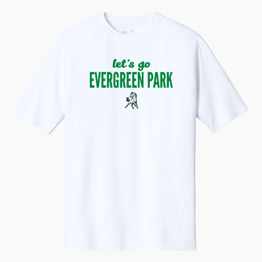 EVERGREEN PARK HIGH SCHOOL MUSTANGS <span class="pdp-name-mascot">EVERGREEN PARK MUSTANGS</span> Sport-Tek Men's PosiCharge Compression 1/2-Sleeve Tee