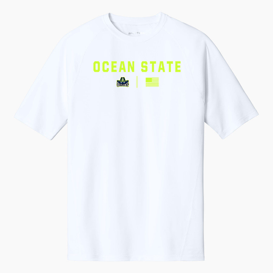 Ocean State Outlaws Outlaws <span class="pdp-name-mascot">Ocean State Outlaws</span> Sport-Tek Men's PosiCharge Compression 1/2-Sleeve Tee