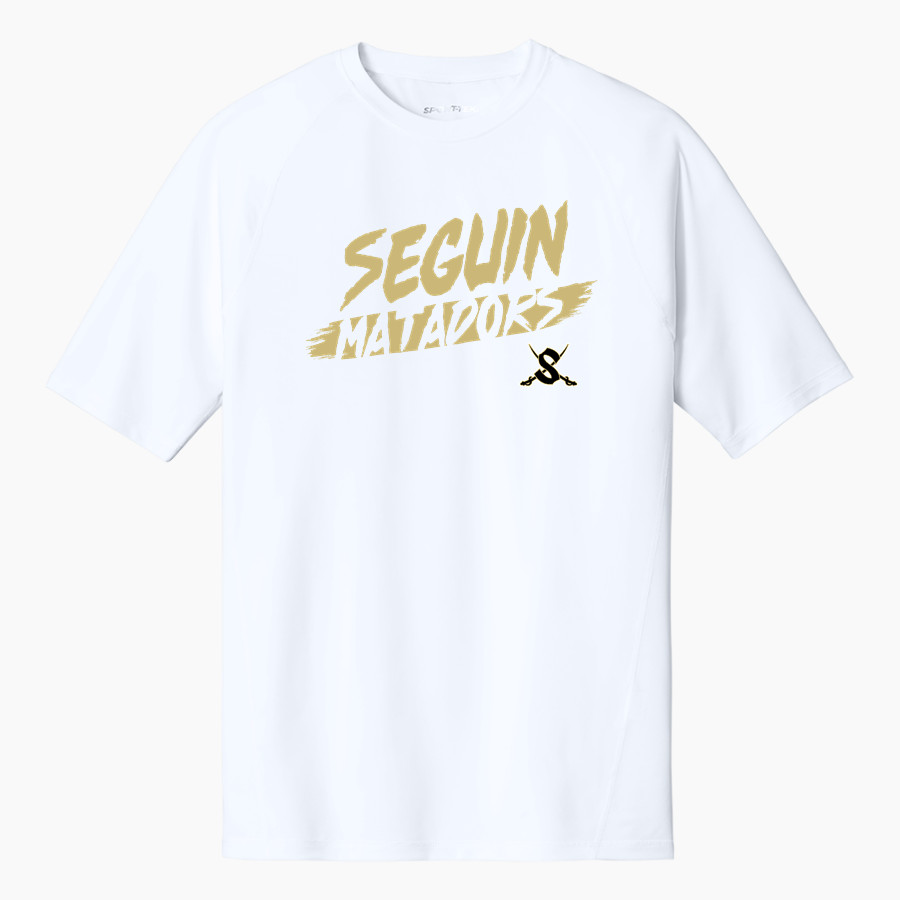 SEGUIN HIGH SCHOOL MATADORS <span class="pdp-name-mascot">SEGUIN MATADORS</span> Sport-Tek Men's PosiCharge Compression 1/2-Sleeve Tee