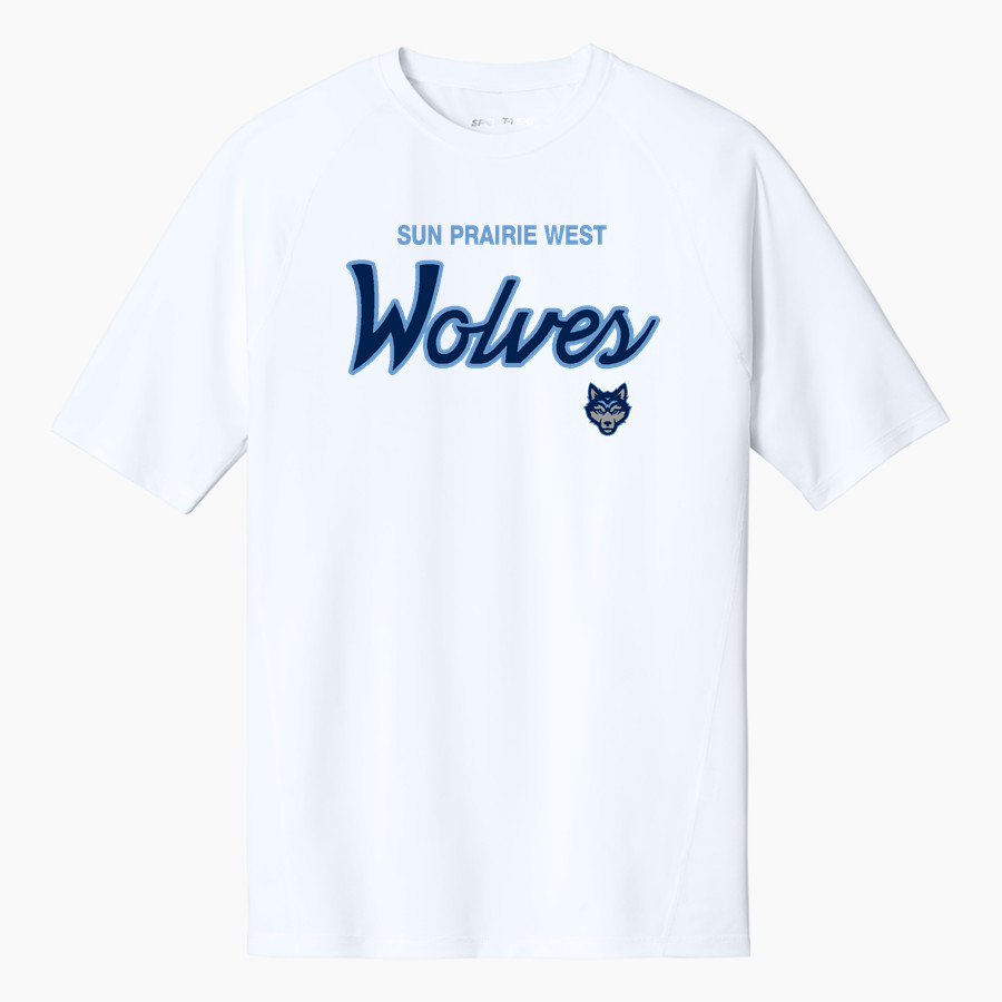 Sun Prairie West Wolves <span class="pdp-name-mascot">Sun Prairie West High School Wolves</span> Sport-Tek Men's PosiCharge Compression 1/2-Sleeve Tee