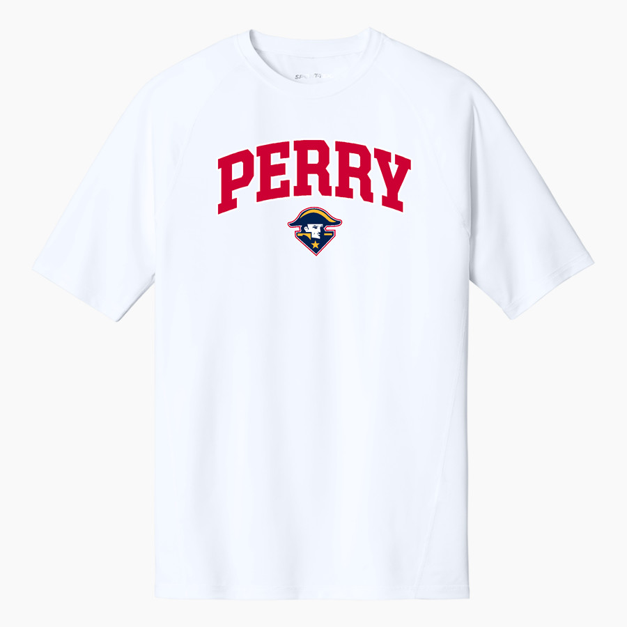 PERRY HIGH SCHOOL COMMODORES <span class="pdp-name-mascot">PERRY COMMODORES</span> Sport-Tek Men's PosiCharge Compression 1/2-Sleeve Tee