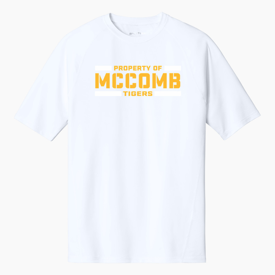 MCCOMB HIGH SCHOOL TIGERS <span class="pdp-name-mascot">MC COMB TIGERS</span> Sport-Tek Men's PosiCharge Compression 1/2-Sleeve Tee
