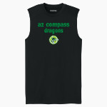 AZ Compass DRAGONS <span class="pdp-name-mascot">Compass Prep DRAGONS</span> Sport-Tek Men's PosiCharge Compression Sleeveless Tee Front Thumbnail