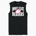 Minot State Beavers <span class="pdp-name-mascot">Minot State Beavers</span> Sport-Tek Men's PosiCharge Compression Sleeveless Tee Front Thumbnail
