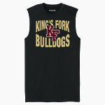 KING'S FORK HIGH SCHOOL BULLDOGS <span class="pdp-name-mascot">KINGS FORK BULLDOGS</span> Sport-Tek Men's PosiCharge Compression Sleeveless Tee Front Thumbnail