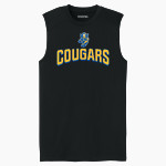 Greenfield Central Cougars Online Store <span class="pdp-name-mascot">Greenfield-Central Cougars</span> Sport-Tek Men's PosiCharge Compression Sleeveless Tee Front Thumbnail