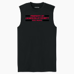 Jamesville DeWitt Red Rams <span class="pdp-name-mascot">Jamesville DeWitt Red Rams or JD Red Rams</span> Sport-Tek Men's PosiCharge Compression Sleeveless Tee Front Thumbnail