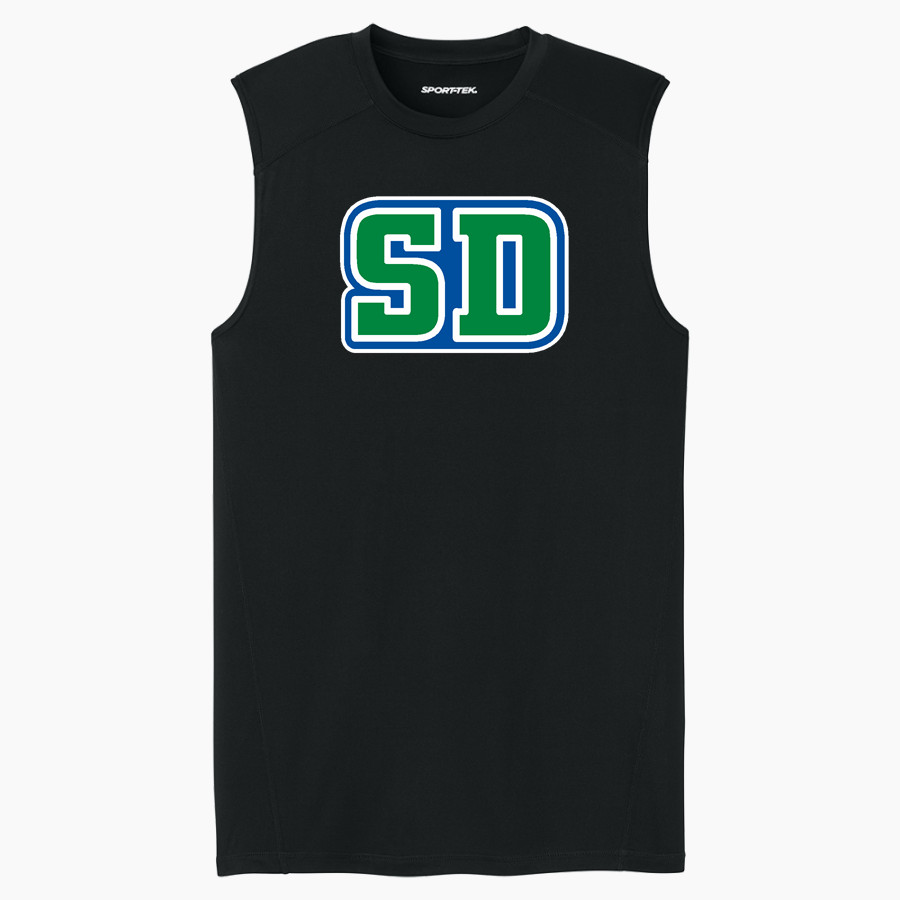 San Domenico Panthers <span class="pdp-name-mascot">San Domenico Panthers</span> Sport-Tek Men's PosiCharge Compression Sleeveless Tee