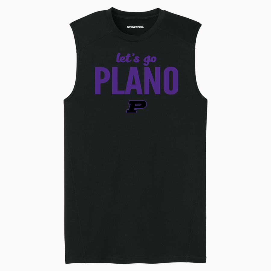 Plano Tigers <span class="pdp-name-mascot">Plano Tigers</span> Sport-Tek Men's PosiCharge Compression Sleeveless Tee