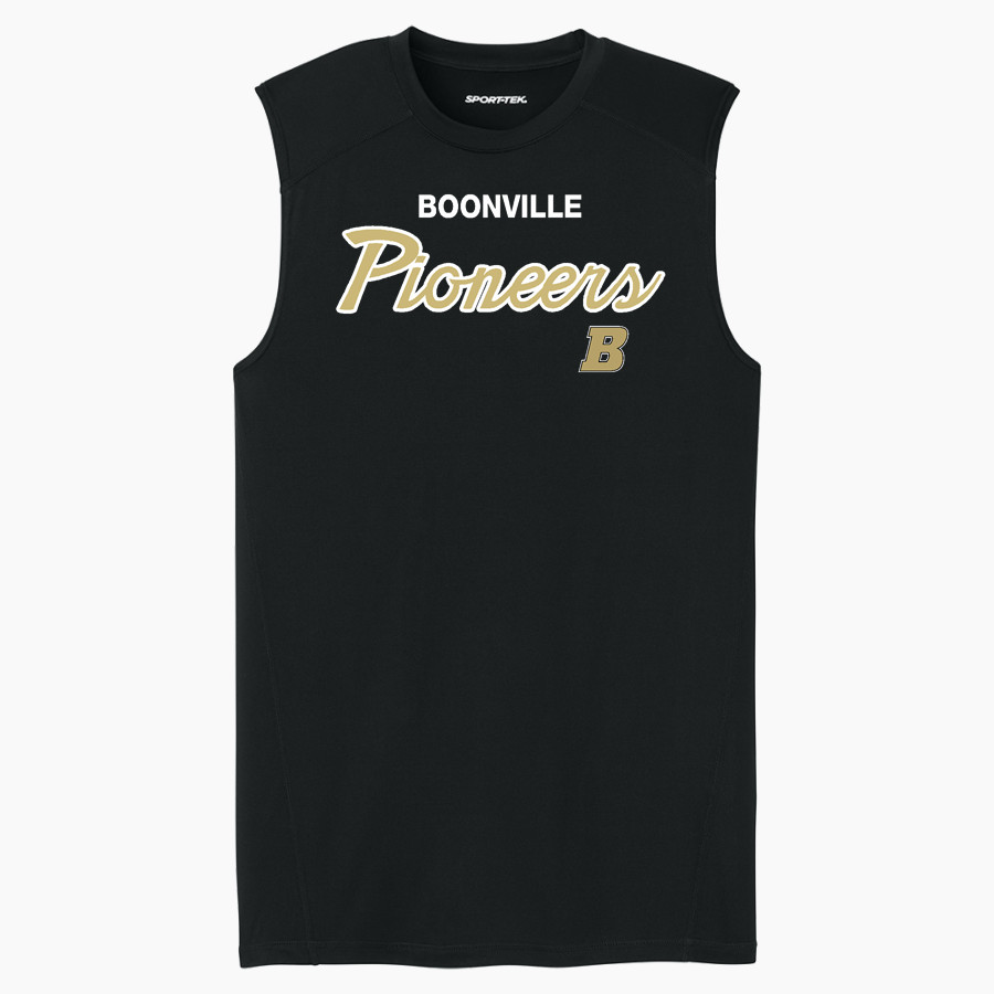 Boonville Pioneers <span class="pdp-name-mascot">Boonville Pioneers</span> Sport-Tek Men's PosiCharge Compression Sleeveless Tee