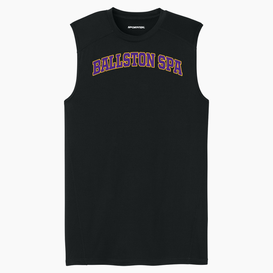Ballston Spa Scotties The Official Online Store <span class="pdp-name-mascot">Baaston Spa Scotties</span> Sport-Tek Men's PosiCharge Compression Sleeveless Tee